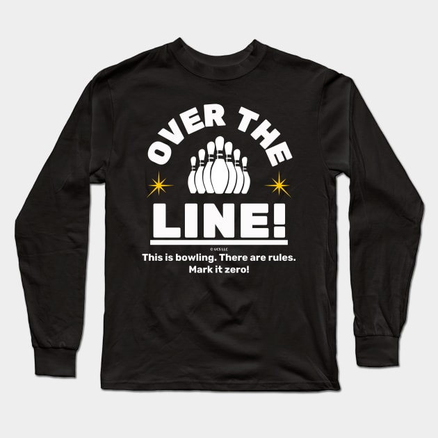 Over the Line! Mark It Zero! The Big Lebowski Long Sleeve T-Shirt by Movie Vigilante